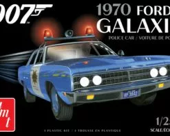 1970 Ford Galaxie Police Car, James Bond 007 - AMT AMT1172M/12 - 1/25 Scale Plastic Model Kit