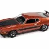 1973 Ford Mustang Mach 1, Copper Metallic Red - Auto World AWSP099/24A - 1/64 Scale Diecast Car -Diecast Cars Store AWSP099 24A R2 Premium 2022 R1 1973 Ford Mustang Mach 1 164 1 88287.1658160445.386.513