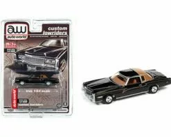 1975 Cadillac Eldorado, Black - Auto World CP7719 - 1/64 Scale Diecast Model Toy Car