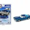1975 Cadillac Eldorado, Blue - Auto World CP7720 - 1/64 Scale Diecast Model Toy Car