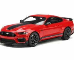 2021 Ford Mustang Mach 1, Race Red - GT Spirit GT351 - 1/18 Scale Resin Model Toy Car