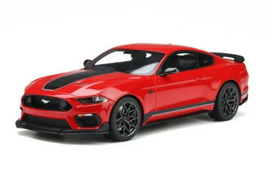 2021 Ford Mustang Mach 1, Race Red - GT Spirit GT351 - 1/18 Scale Resin Model Toy Car 3 2021 Ford Mustang Mach 1, Race Red - GT Spirit GT351 - 1/18 Scale Resin Model Toy Car