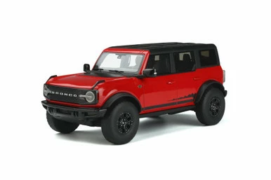 2021 Ford Bronco Wildtrak 4 Doors, Race Red - GT Spirit GT360 - 1/18 Scale Resin Model Toy Car 3 2021 Ford Bronco Wildtrak 4 Doors, Race Red - GT Spirit GT360 - 1/18 Scale Resin Model Toy Car