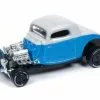 Johnny Lightning 1934 Ford Coupe, Metallic Blue And Pearl White - Round 2 JLCG018/48B - 1/64 Scale Diecast Car -Diecast Cars Store JLCG018B 5 RC2 1934 Ford Coupe 1 AZ 97053.1610378877.386.513