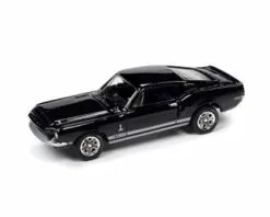 ModelToyCars 1968 Ford Mustang Shelby GT-350, Raven Black - Johnny Lightning JLSP109/24A - 1/64 Diecast Car