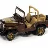 Jeep CJ-5, Mocha Brown Metallic - Johnny Lightning JLSP150/24A - 1/64 Scale Diecast Model Toy Car -Diecast Cars Store JLSP150 24A R2 2021 Classic Gold R2 Jeep CJ 5 164 1 53967.1638484221.386.513