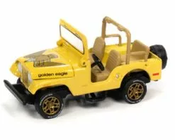 Jeep CJ-5 , Sunshine Yellow - Johnny Lightning JLSP150/24B - 1/64 Scale Diecast Model Toy Car
