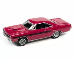 1970 Plymouth GTX, Moulin Rouge Pink - Johnny Lightning JLSP177/24A - 1/64 Scale Diecast Car