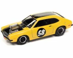 1971 Ford Pinto, Fluorescent Orange - Johnny Lightning JLSP183 - 1/64 Scale Diecast Car