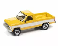 1983 Ford Ranger XL, Yellow - Johnny Lightning JLSP190/24A - 1/64 Scale Diecast Model Toy Car