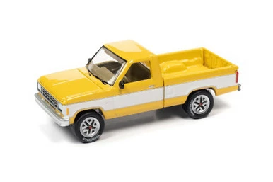 1983 Ford Ranger XL, Yellow - Johnny Lightning JLSP190/24A - 1/64 Scale Diecast Model Toy Car 3 1983 Ford Ranger XL, Yellow - Johnny Lightning JLSP190/24A - 1/64 Scale Diecast Model Toy Car
