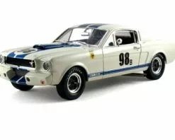 1965 Ford Mustang Shelby GT350R #98B Terlingua Racing Team, White - Shelby Collectibles SC170W - 1/18 Scale Diecast Model Toy Car