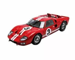 1966 Ford GT-40 MK II Le Mans #3, Red - Shelby Collectibles SC406R - 1/18 Scale Diecast Car