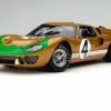 1966 Ford GT-40 MK II Le Mans #4, Gold - Shelby Collectibles SC414G - 1/18 Scale Diecast Car
