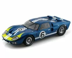 1966 Ford GT-40 MK II Le Mans #6, Blue - Shelby Collectibles SC416BU - 1/18 Scale Diecast Car