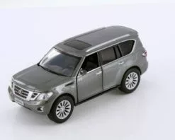 Nissan Patrol Y62, Gray - Tayumo TM15215GY - 1/36 Scale Diecast Model Toy Car