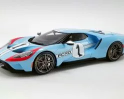 2020 Ford GT #1 Heritage Edition, Light Blue - GT Spirit US027 - 1/18 Scale Resin Model Toy Car