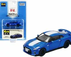 2020 Nissan GT-R R35, Blue - Era Car NS20GTRSP24B - 1/64 Scale Diecast Model Toy Car