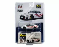 2020 Nissan GT-R R35 Nismo, White - Era Car NS21GTRRN57 - 1/64 Scale Diecast Model Toy Car