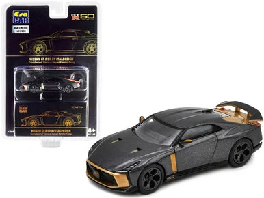 Nissan GT-R50 By Italdesign, Gray Metallic - Era Car NS21GTRSP44 - 1/64 Scale Diecast Model Toy Car 3 Nissan GT-R50 By Italdesign, Gray Metallic - Era Car NS21GTRSP44 - 1/64 Scale Diecast Model Toy Car