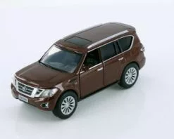 Nissan Patrol Y62, Brown - Showcasts TM012024 - 1/36 Scale Diecast Model Toy Car
